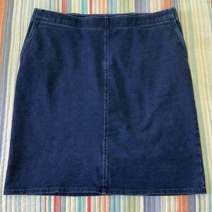 purejill INDIGO by j Jill skirt Petite S